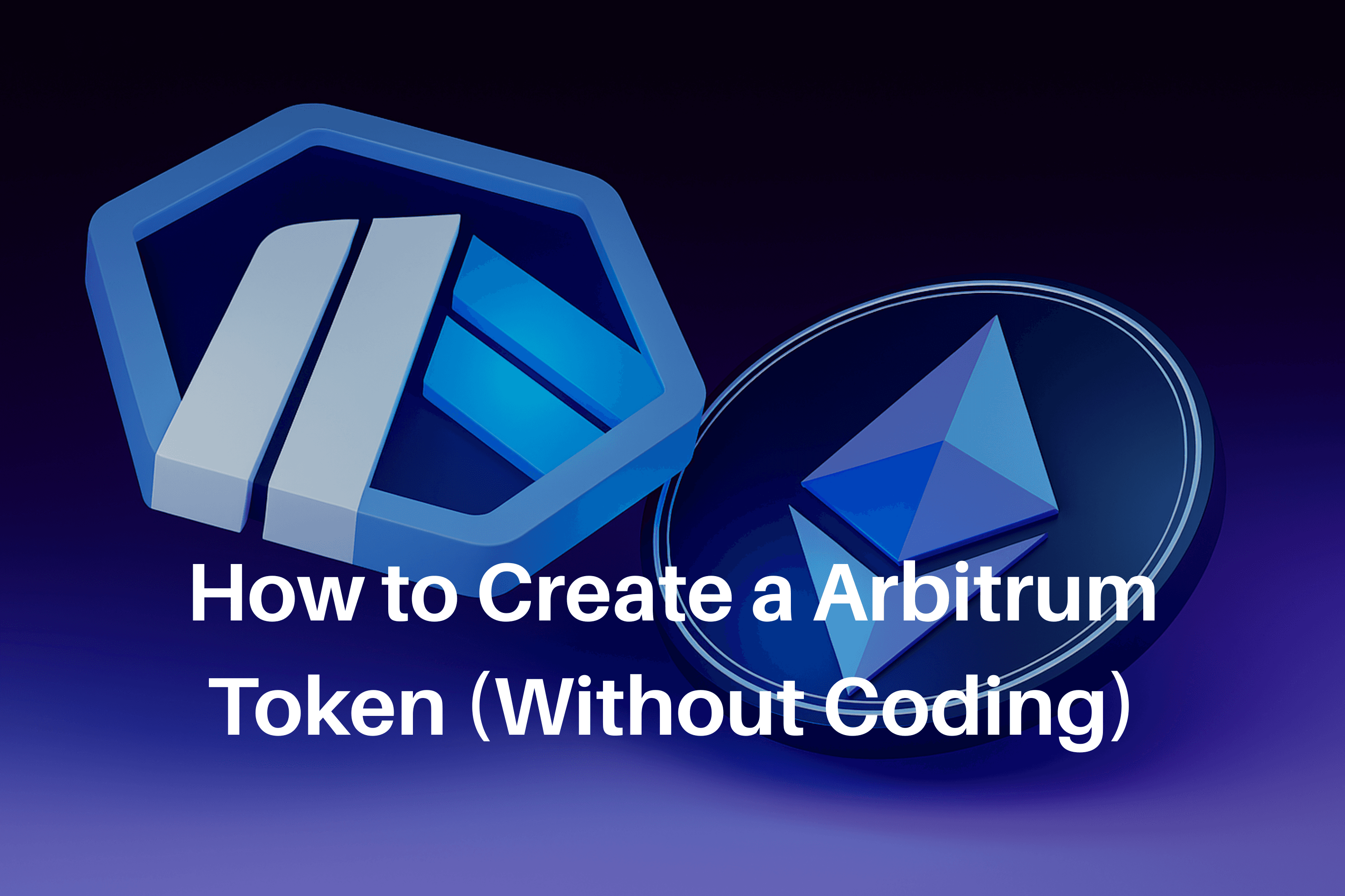 how to create a abritrum token without coding