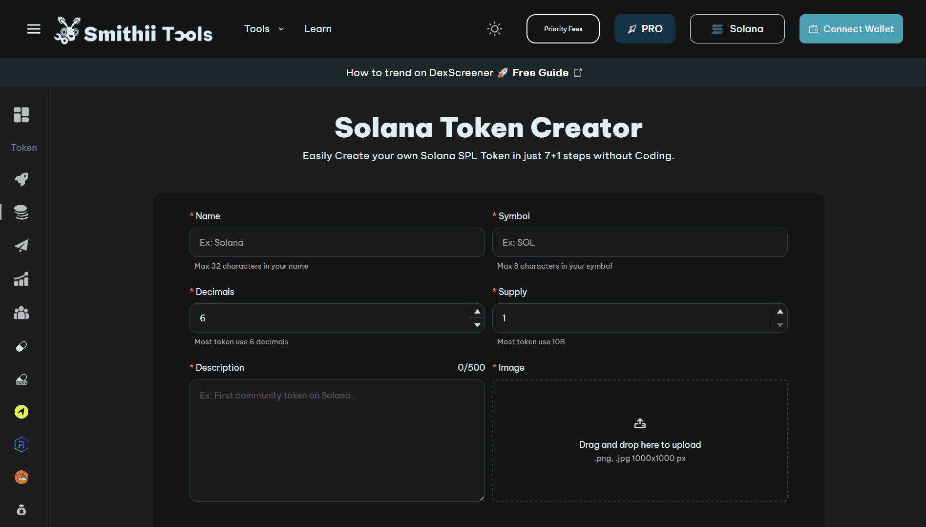 smithii token creator