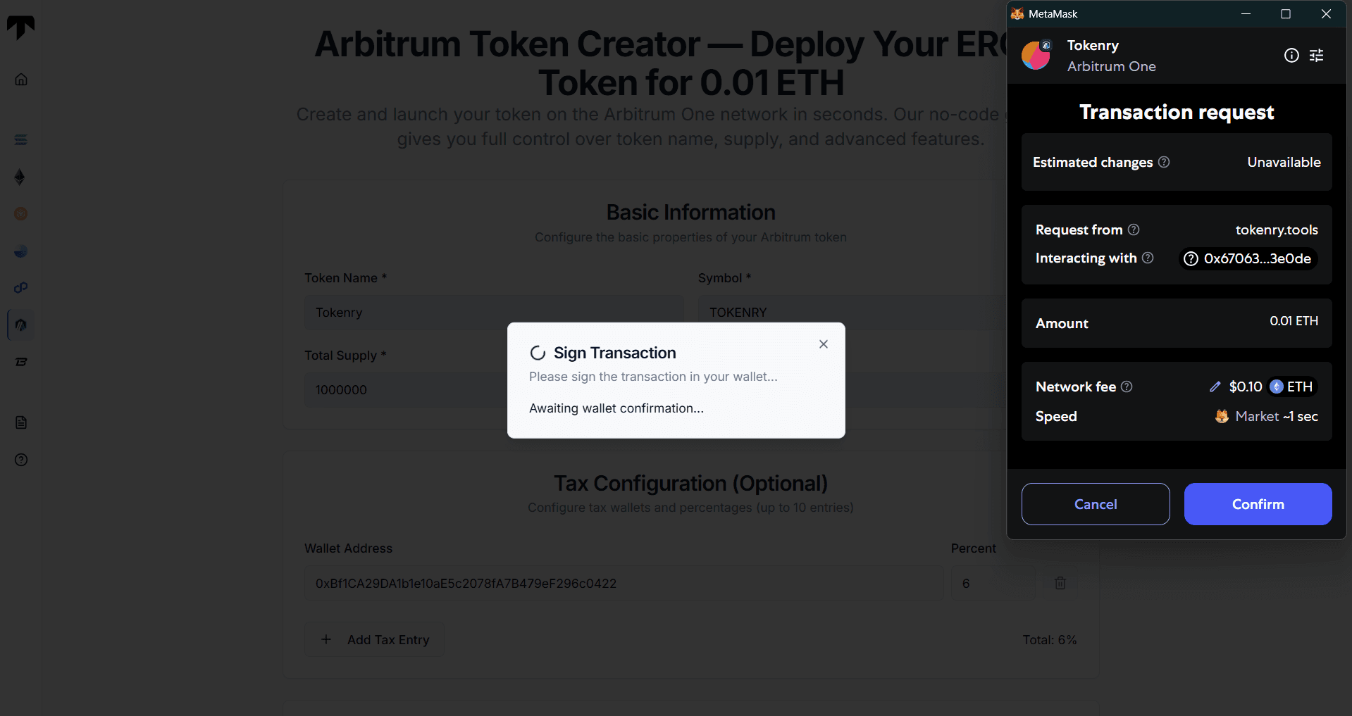 approve metamask transaction